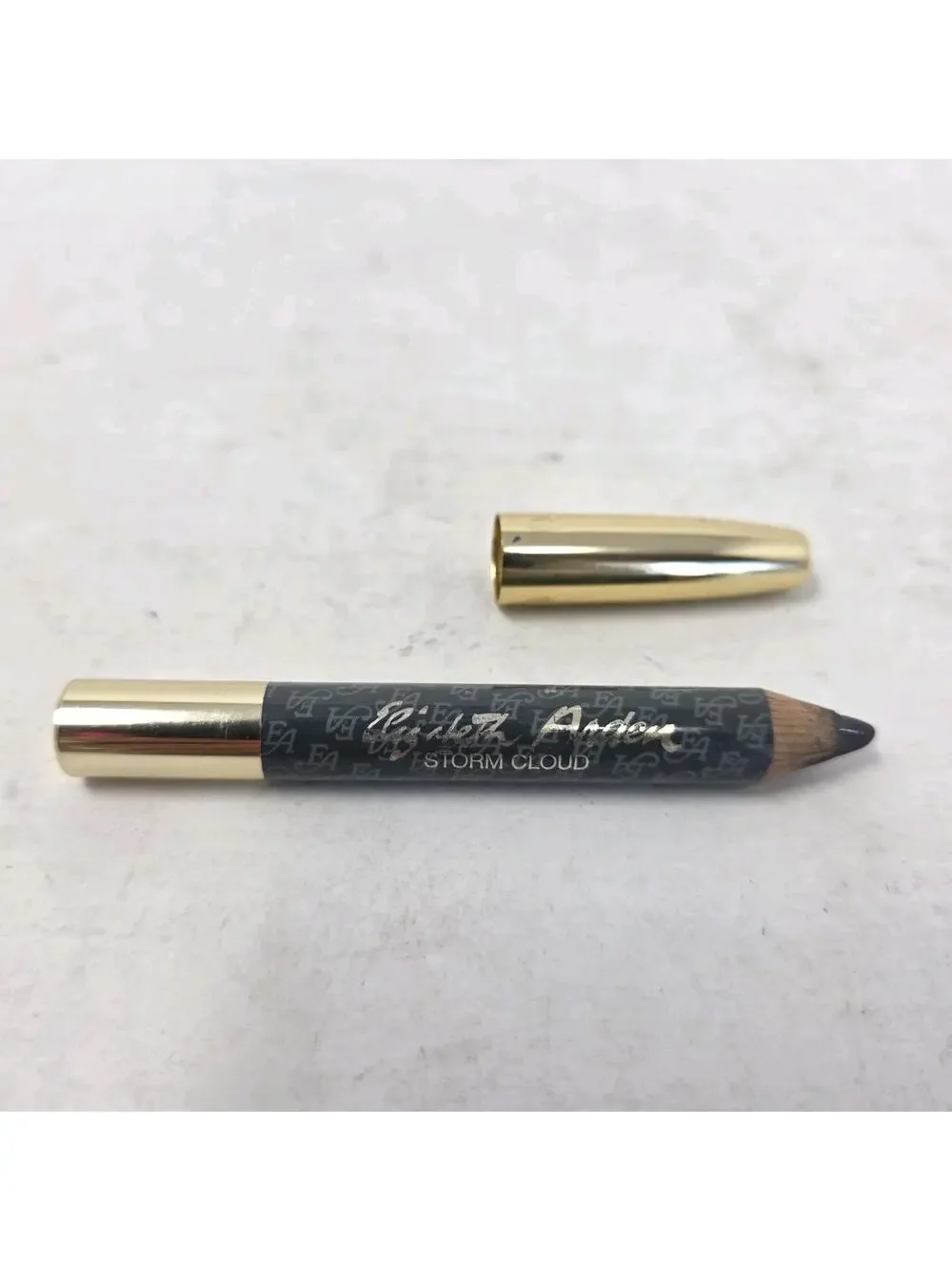 VINTAGE ELIZABETH ARDEN STORM CLOUD EYE LINER BROW PENCIL GRAY DISCONTINUED